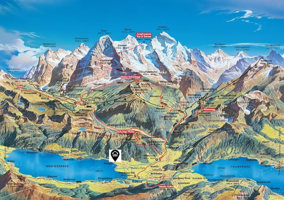 Chalet Mignon - Your Vacation Oasis At Lake Brienz Bönigen المظهر الخارجي الصورة